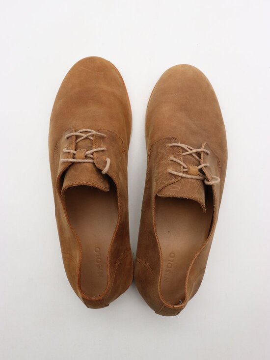 Nisolo Travel Lightweight Flex Derby Men\'s 11 Brown Suede Casual Dress Shoes main image 8